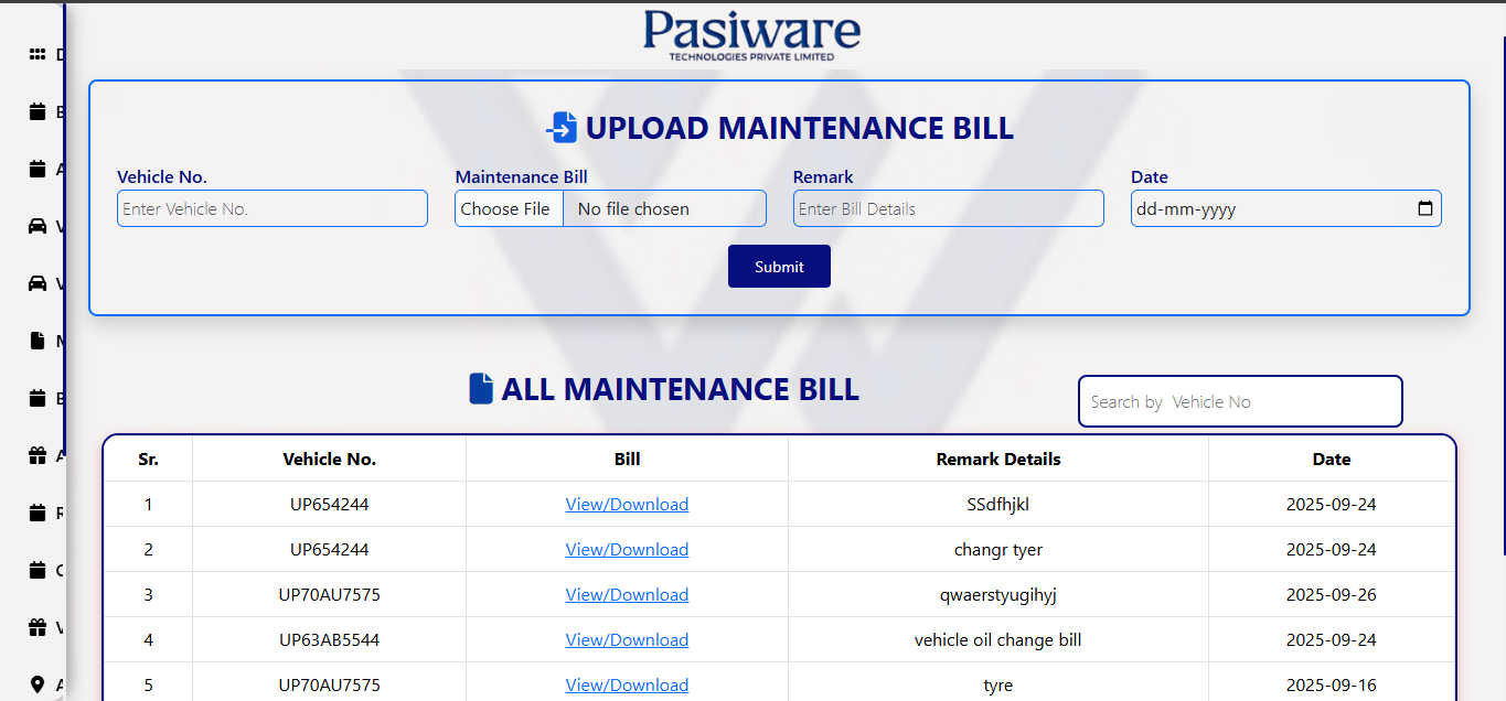 Maintenance Bill